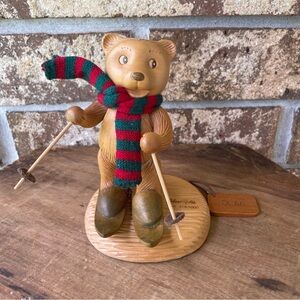 Raikes Olaf Bear Skiing Ski 5 1/2” Tall Excellent Condition!